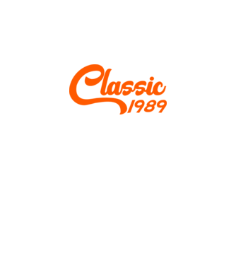 Classic 1989 minta fekete pólón