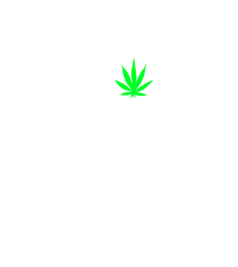 Love420 minta fekete pólón