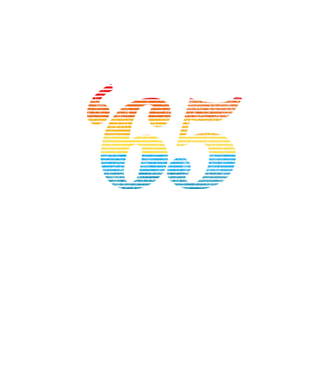 Retro születésnap 1965 minta fehér pólón