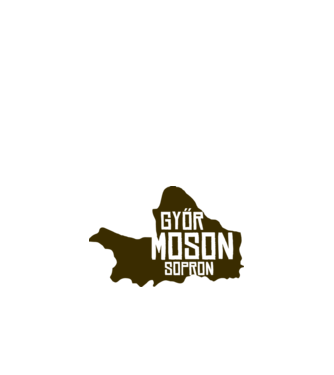 Győr-Moson-Sopron minta homokszín pólón