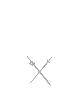 Crossed Swords minta sötétkék pólón