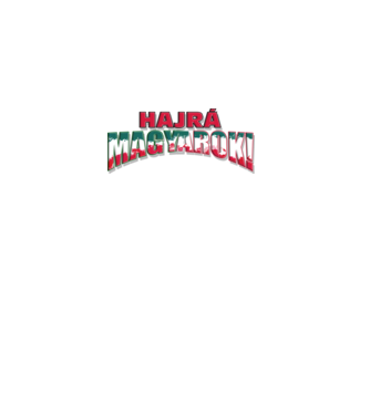 EB 2024 hajrá magyarok text minta fekete pólón