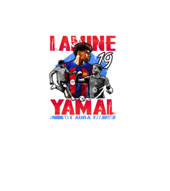 Yamal tribute minta fekete pólón