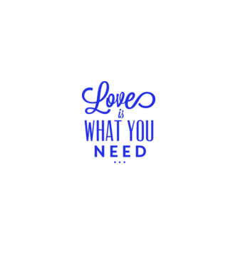 love what u need minta világoskék pólón