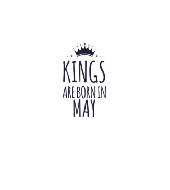 Kings are born in - May minta dusty pink pólón
