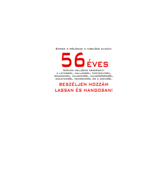 56 éves elmúlt minta fehér pólón