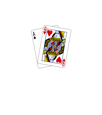 Card AQ minta fekete pólón