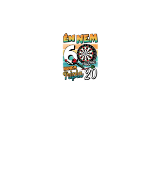 Darts Szülinap 60 éves minta királykék pólón