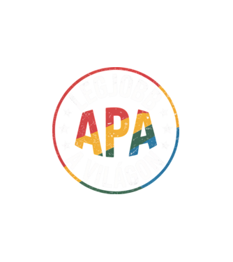 Legjobb apa a világon minta fehér pólón