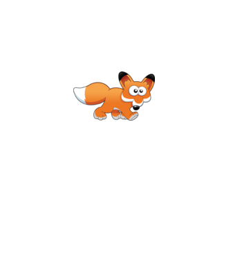 Fox minta fehér pólón
