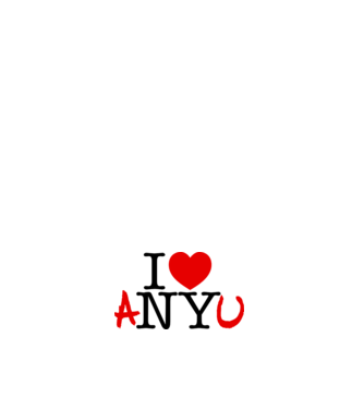 I Love NY anyu minta fehér pólón