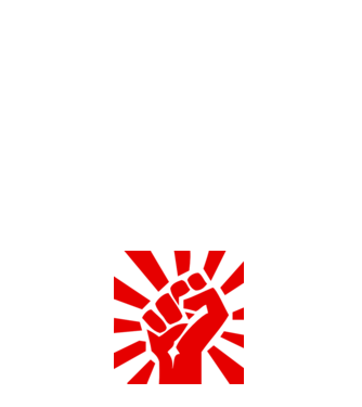 Redfist minta fehér pólón