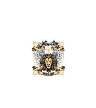 KINGS ARE BORN 1995 - NOVEMBER minta fekete pólón