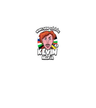 Nincsen góóól Kevin Nélkül minta királykék pólón