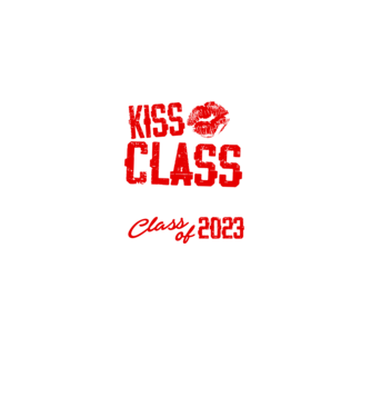 Kiss our Class minta fekete pólón