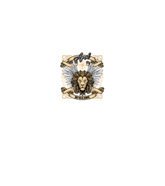 KINGS ARE BORN 1995 - ÁPRILIS minta fekete pólón