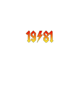 1981 10-OKTÓBER minta fekete pólón