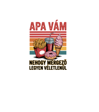Apa vám minta fehér pólón