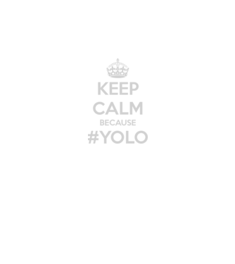 yolo minta fekete pólón