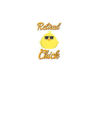 Retired chick minta fehér pólón