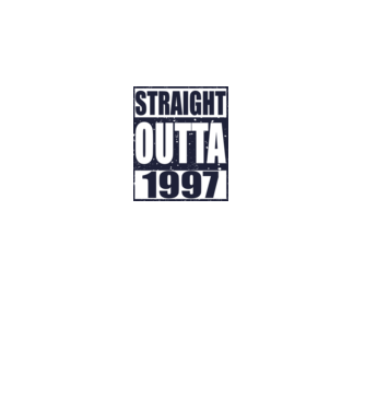 Straight Outta - 1997 minta piros pólón
