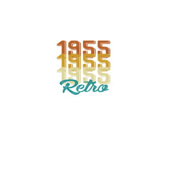 RETRO - 1955 minta fekete pólón