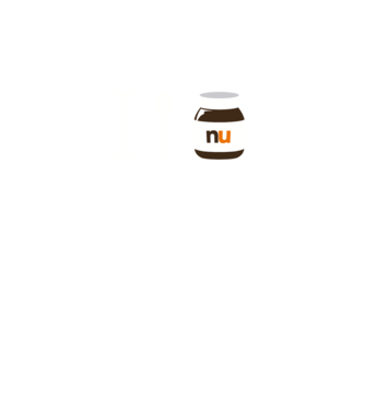 i love nutella minta szürke pólón