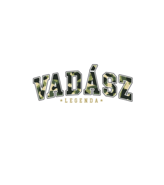 Vadász Legenda minta homokszín pólón