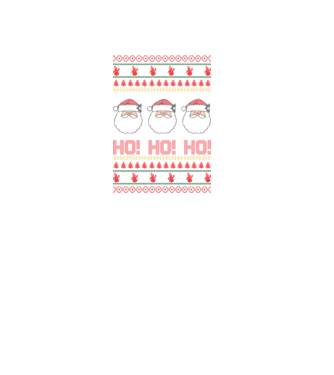 Ho-Ho-Ho minta fekete pólón