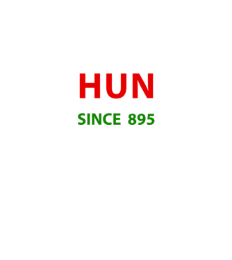 HUN minta fekete pólón