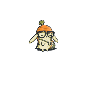 Rabit swag minta szürke pólón