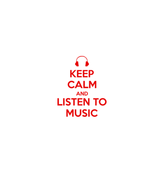 Listen to music minta fekete pólón