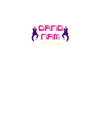 Gangnam style minta fehér pólón