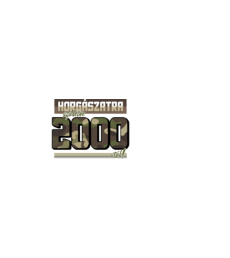 Horgászatra születve - 2000 minta sötétkék pólón