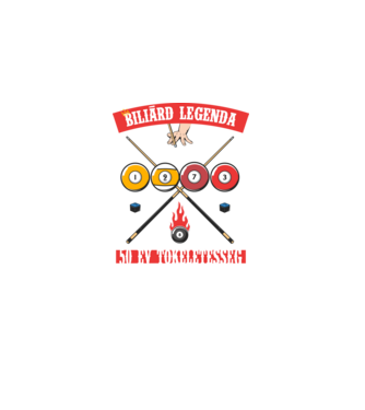 Biliárd legenda született 1973 minta fekete pólón