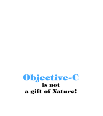objective-C.ai minta világos rózsaszín pólón