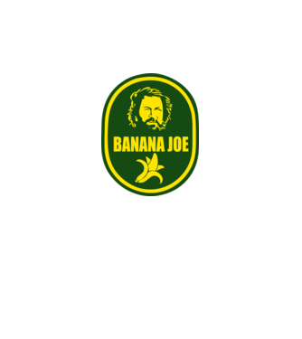 Banana Joe minta fehér pólón
