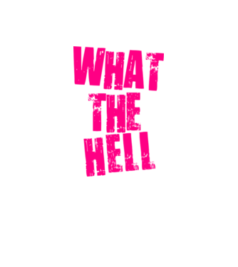 What the hell minta fekete pólón