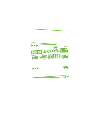Hivatásos futár minta fekete pólón