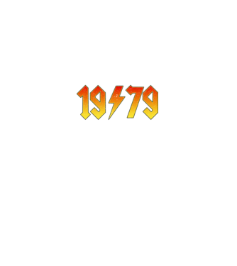 Rock születésnap 1979 Augusztus minta türkiz pólón