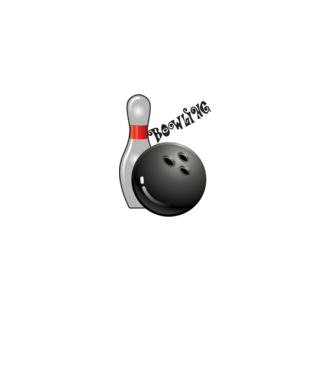 bowling.cdr minta sötétkék pólón