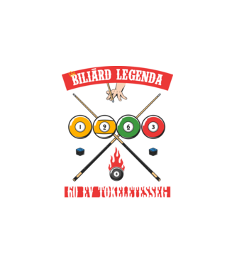 Biliárd legenda született 1963 minta fehér pólón
