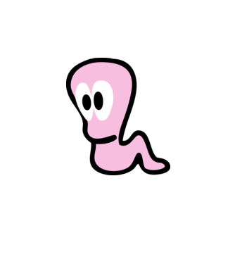 worms minta szürke pólón
