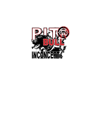 Pitbull 3 minta fehér pólón