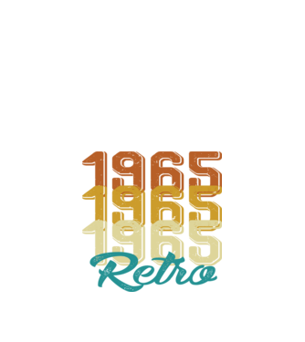 RETRO - 1965 minta fekete pólón