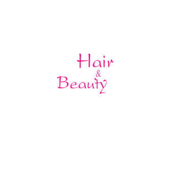 Hair & Beauty minta fehér pólón