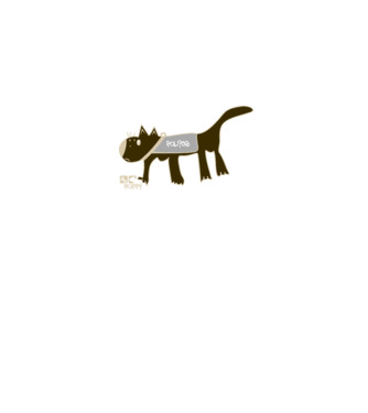 PUPPY 10 minta zöld pólón