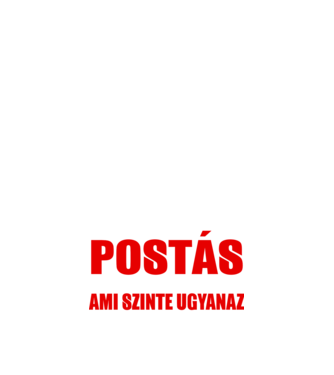 Nem Szuperhős - POSTÁS minta sötétkék pólón