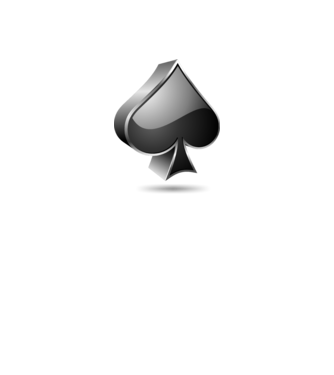 Poker Pikk minta fehér pólón