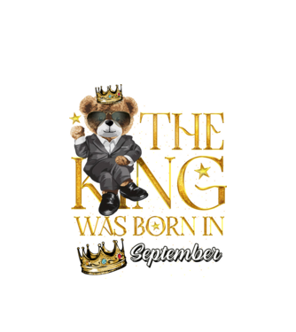 The king was born int SEPTEMBER minta fehér pólón